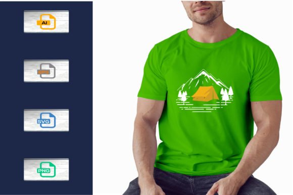 Camping T-shirt Design Camp Templates: Your Next Creative Asset