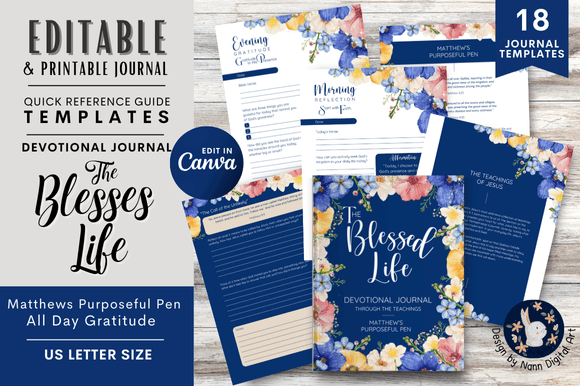 Devotional & Gratitude Journal Templates for a Purposeful Life