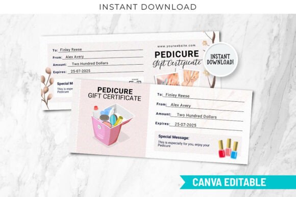Effortless Gifting: The Power of Pedicure Gift Certificate Templates