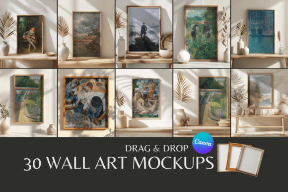 Elevate Your Art Sales: A Closer Look at Wall Art Mockups