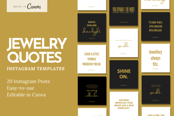 Elevate Your Brand with Jewelry Quotes Instagram Templates