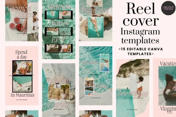 Elevate Your Feed: Aesthetic Instagram Reel Cover Canva Templates