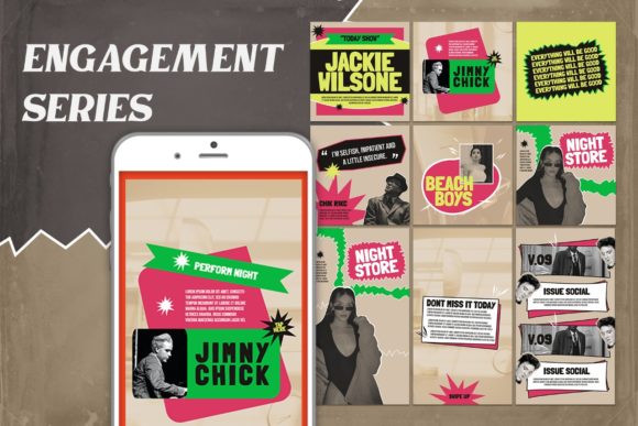 Engagement Instagram Templates: Your Quick-Start Design Kit
