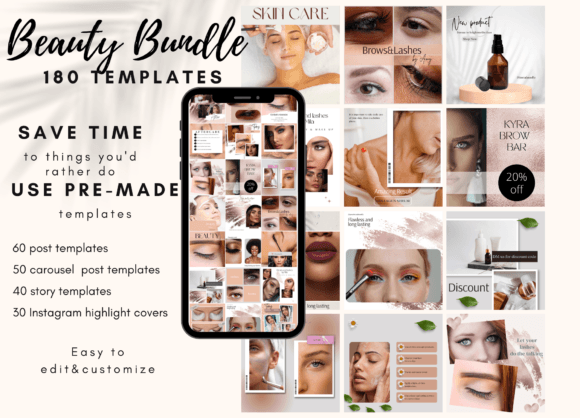 Instagram Beauty Templates: A Visual Toolkit for Your Skincare Brand