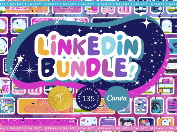Linkedin Bundle Canva Templates | GALAXY
