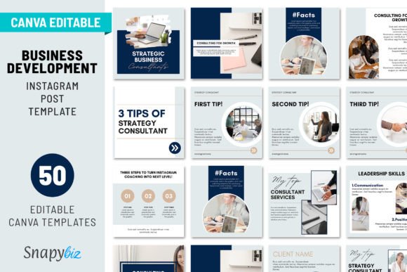 Master Your Branding with Business Development Canva IG Templates