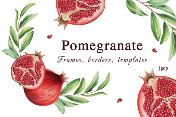 Pomegranate Frames, Templates, Borders: A Designer's Guide