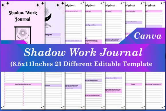 Shadow Work Journal Canva Templates: Your Complete Healing Toolkit