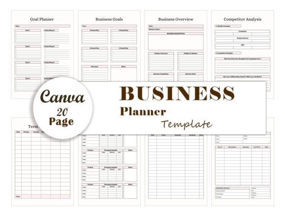 Streamline Your Business Operations with This Canva Planner Bundle