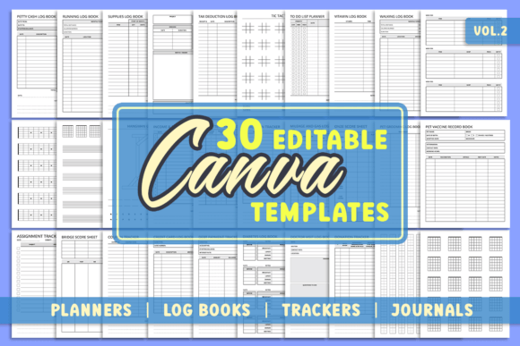 Streamline Your KDP Publishing with 30 Editable Canva Templates