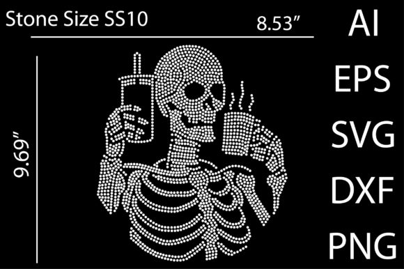 Unleash Edgy Elegance: The Skull Rhinestone Template Collection