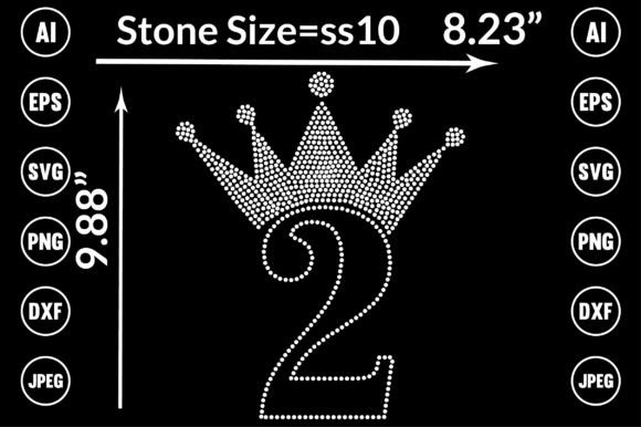 Unveiling the 2 Birth Rhinestone Templates Design