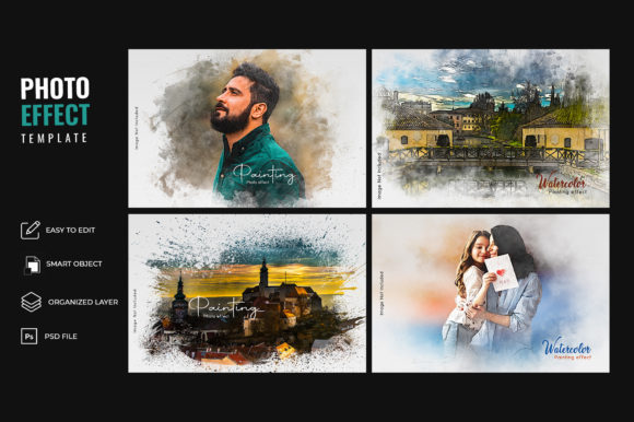 Watercolor Splash Photo Effect Templates: Instant Artistic Magic